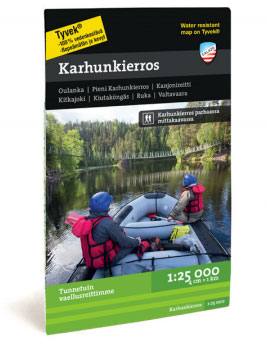 Calazo Karhunkierros Tyvek suomi-retkeilykartta