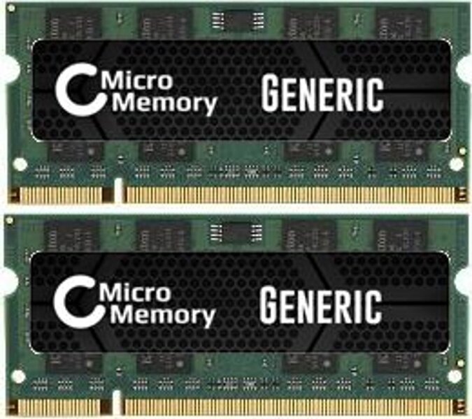 CoreParts Muisti - DDR2 - 4 GB: 2 x 2 GB - SO-DIMM 200-pin - Puskuroimaton