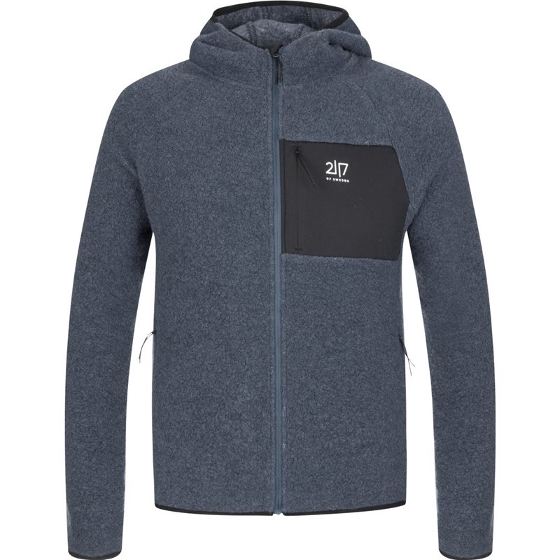 2117 of Sweden Skord Pile Hoodie H Midnight - S