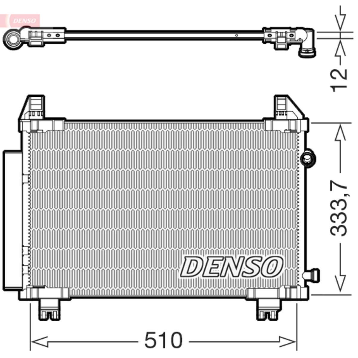 Lauhdutin, ilmastointilaite DENSO DCN50062