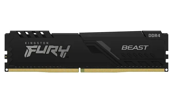 Kingston FURY Beast DDR4-3200 - 16GB - CL16 - Single Channel (1 pcs) - Intel XMP - Musta