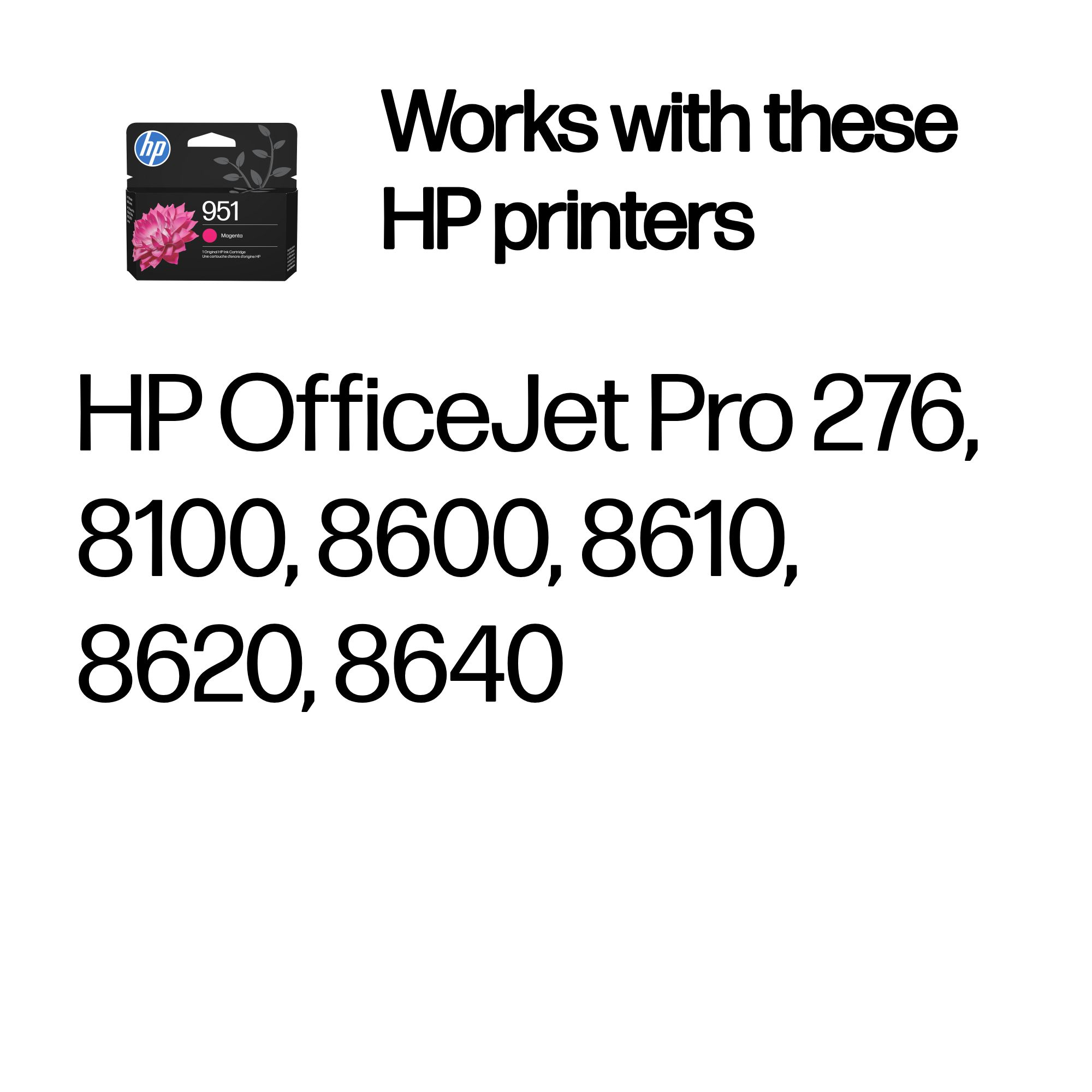 HP 951-mustekasetti, 8 ml, magenta