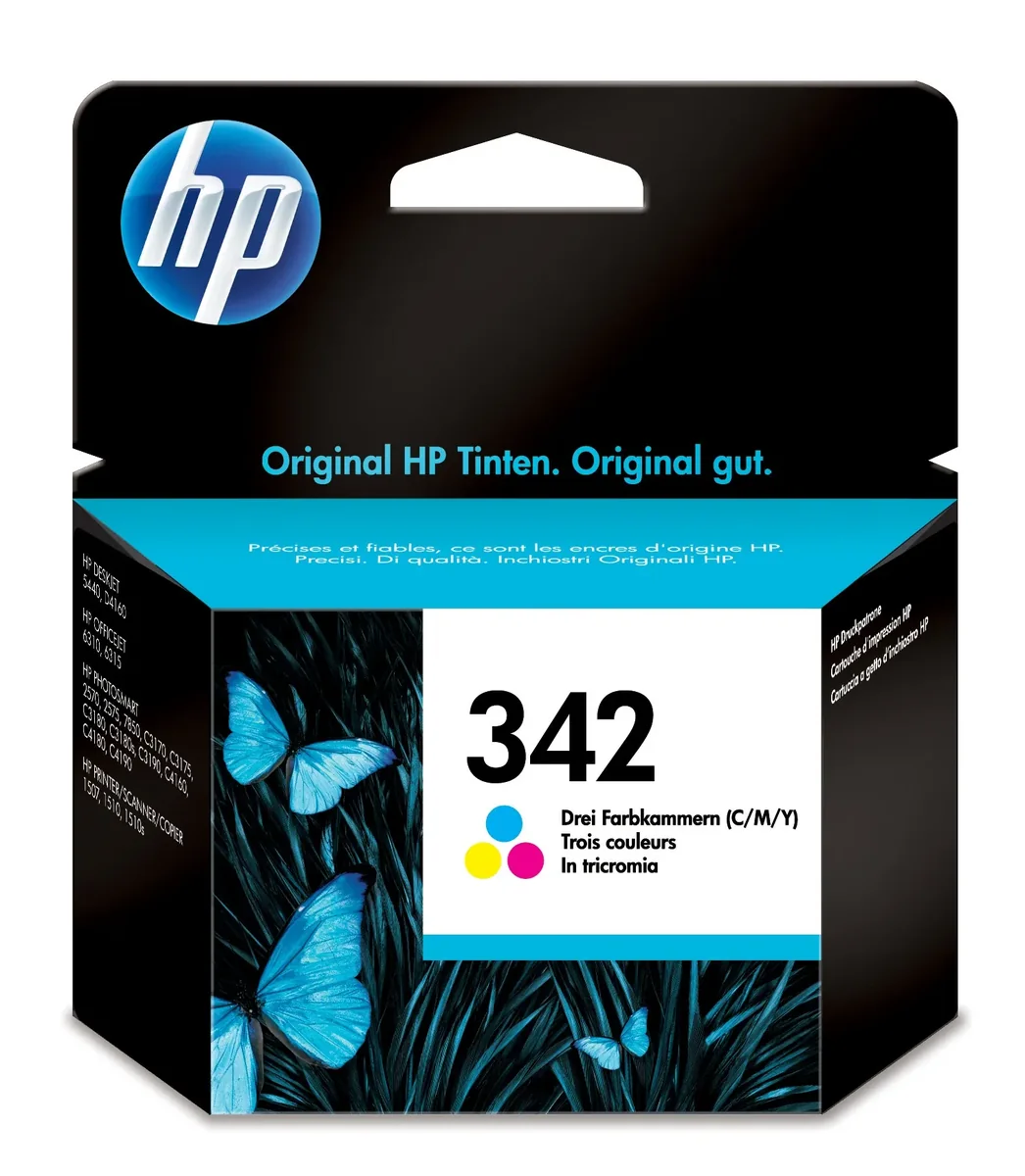 HP 342-mustekasetti, 5 ml, kolmiväri