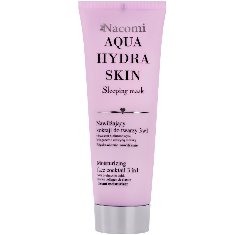 Yönaamio Nacomi Aqua Hydra Skin 3 in 1 85 ml
