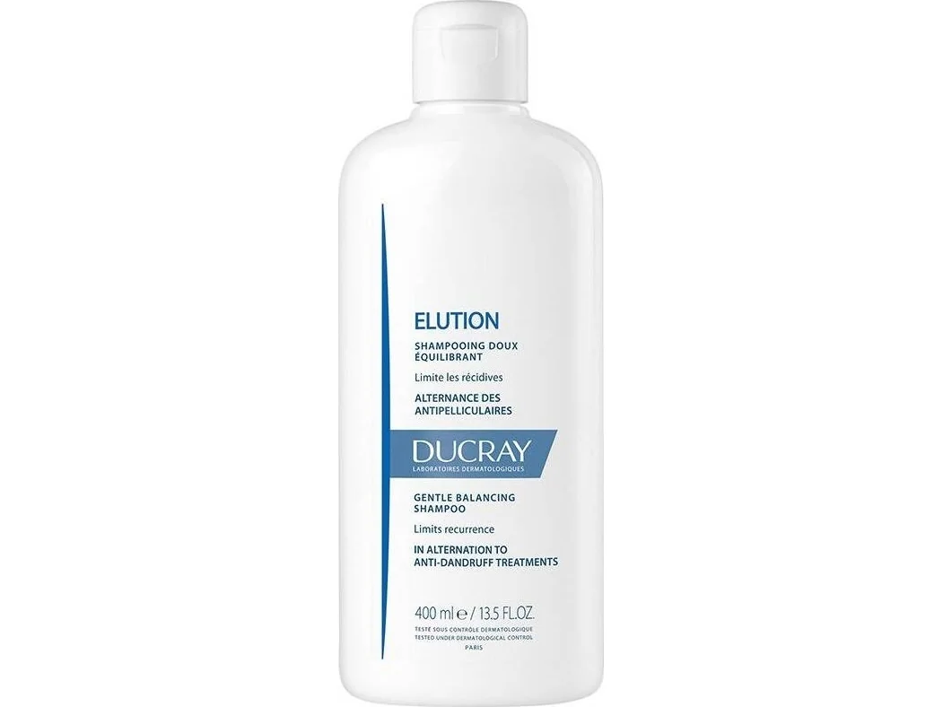 DUCRAY_Elution Balancing Shampoo hellävarainen shampoo palauttaa päänahan tasapainon 400ml