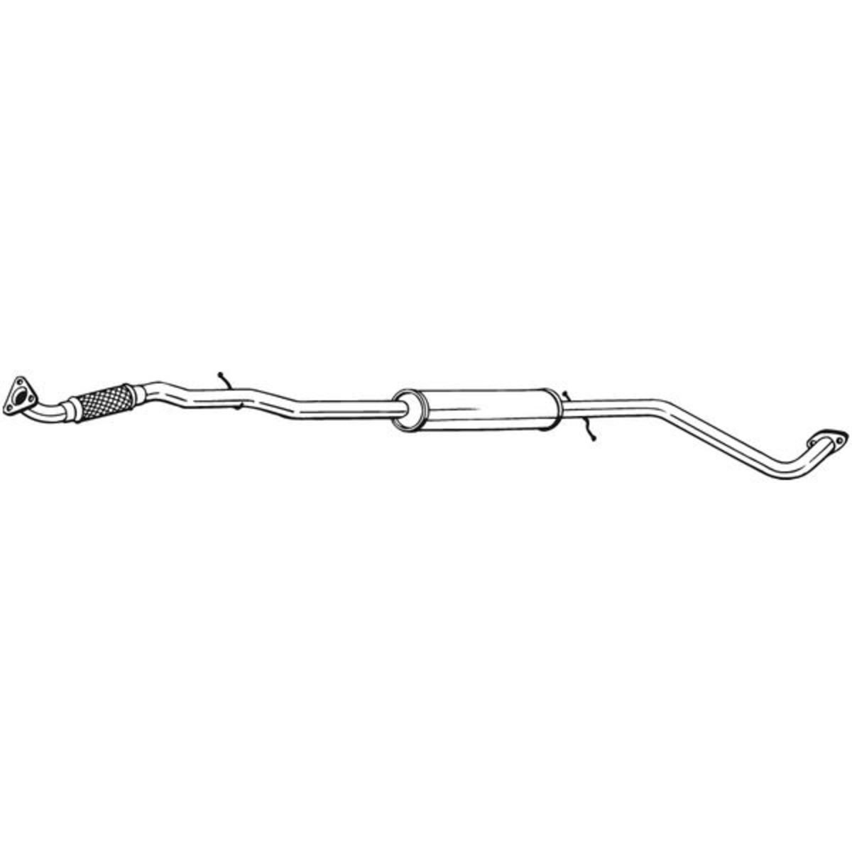 Keskiäänenvaimentaja BOSAL 292-005