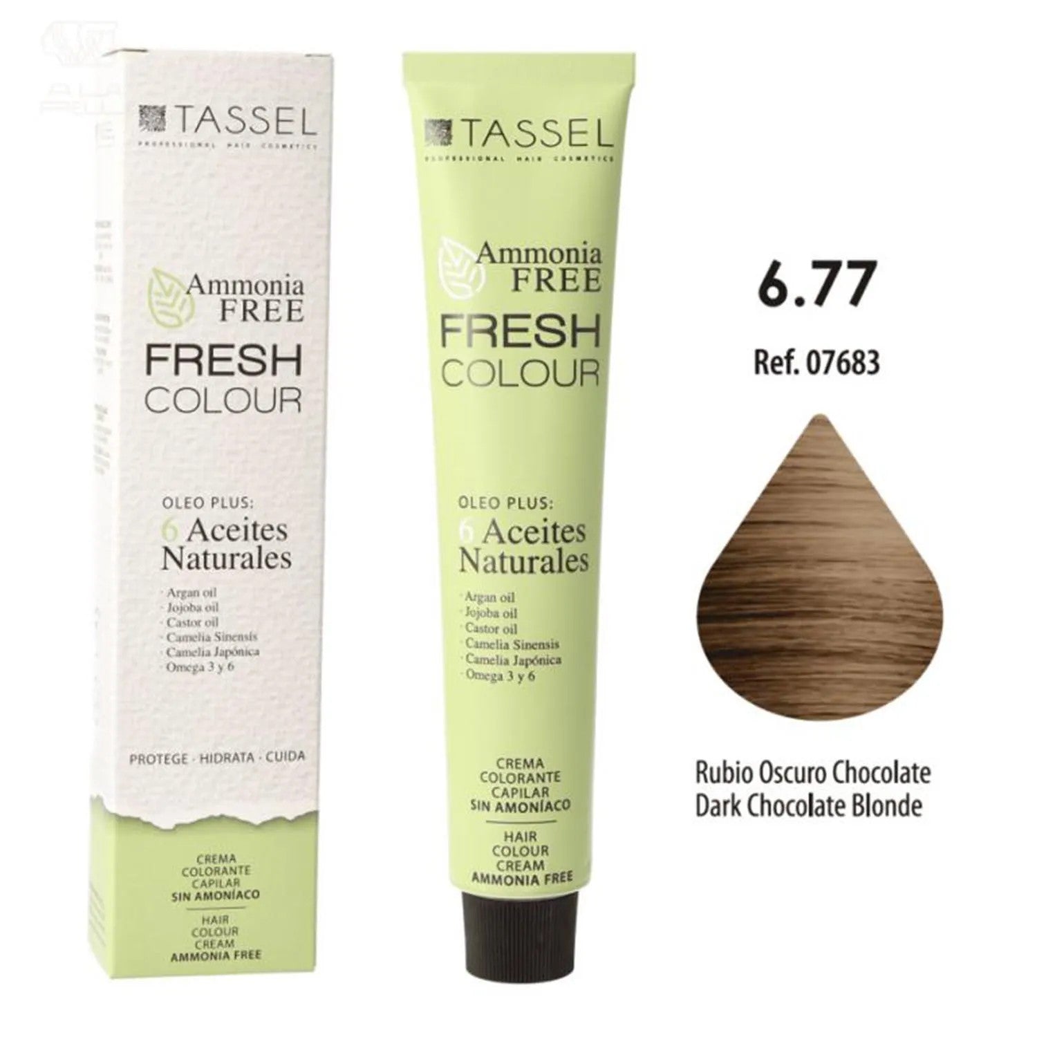 Eurostil Fresh Värillinen valkaisuvoide 6,77 tumma suklaablondi ilman ammoniakkia 1un