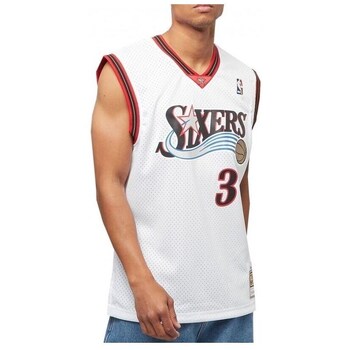 Mitchell & Ness Paita 'NBA Swingman Philadelphia 76ers - Allen Iverson' sininen / punainen / musta / valkoinen