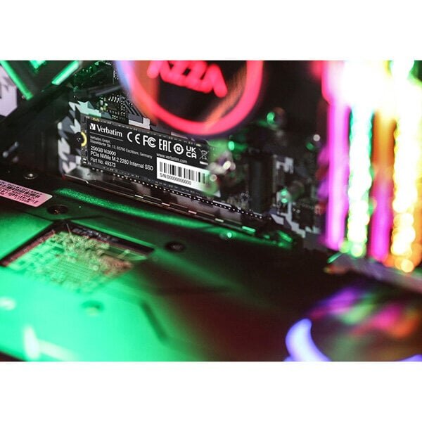 Verbatim Vi3000 SSD - 256GB - PCIe 3.0 - M.2 2280