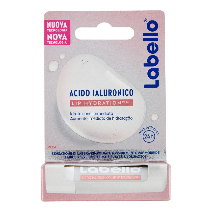 Labello Huulivoide Hyaluronihappo Hydration Plus Rose` 5,2 ml