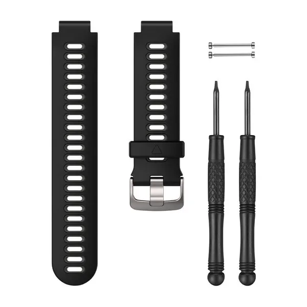 Garmin 010-11251-0K, Yhtye, Älykello, Musta, Harmaa, Garmin, Forerunner 735XT, Hopea
