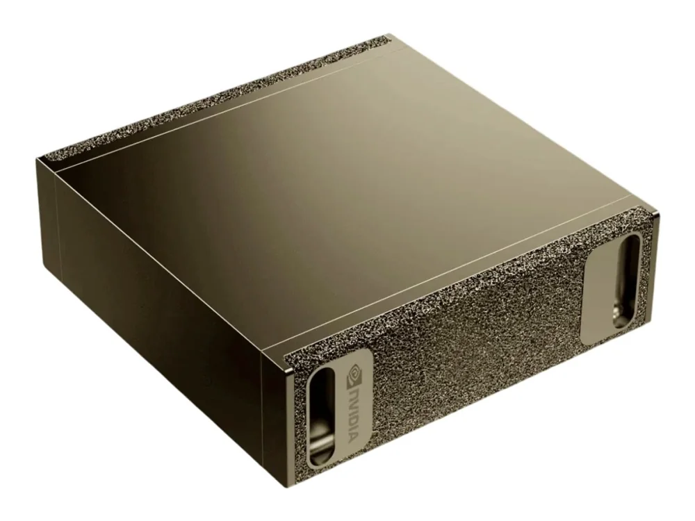 NVIDIA DGX Spark - Founders Edition - mini PC 2 Cortex-A725 + Cortex-X925 - RAM 128 GB - SSD 4 TB - NVMe - Blackwell Tensor Core - Gigabit Ethernet, 10 Gigabit Ethernet, Bluetooth 5.3 LE, IEEE 802.11ax (Wi-Fi 6), IEEE 802.11be (Wi-Fi 7) - Ubuntu - skærm: ingen - 1000 TFLOPS