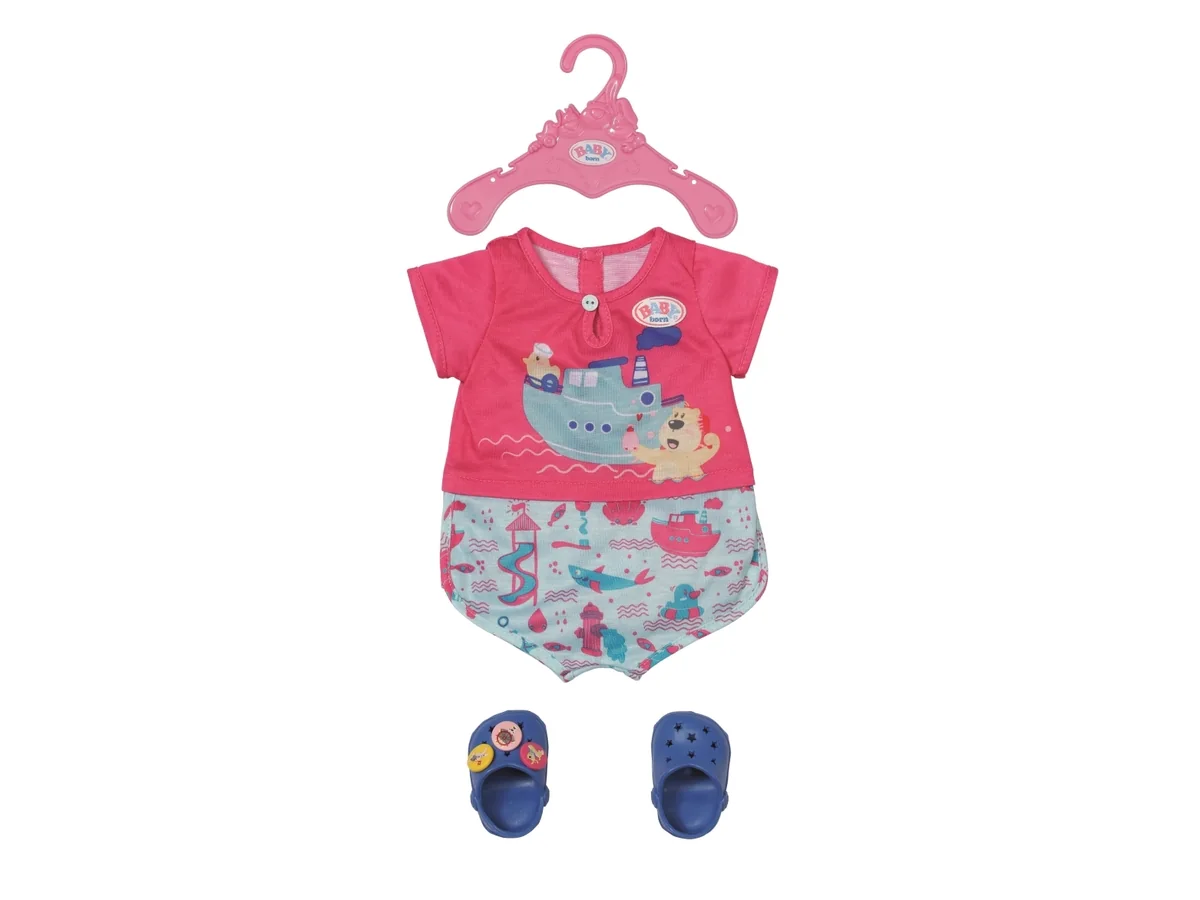 BABY born Kylpypyjama ja kengät, nuken vaatesetti, 3 vuotta, 182,5 g