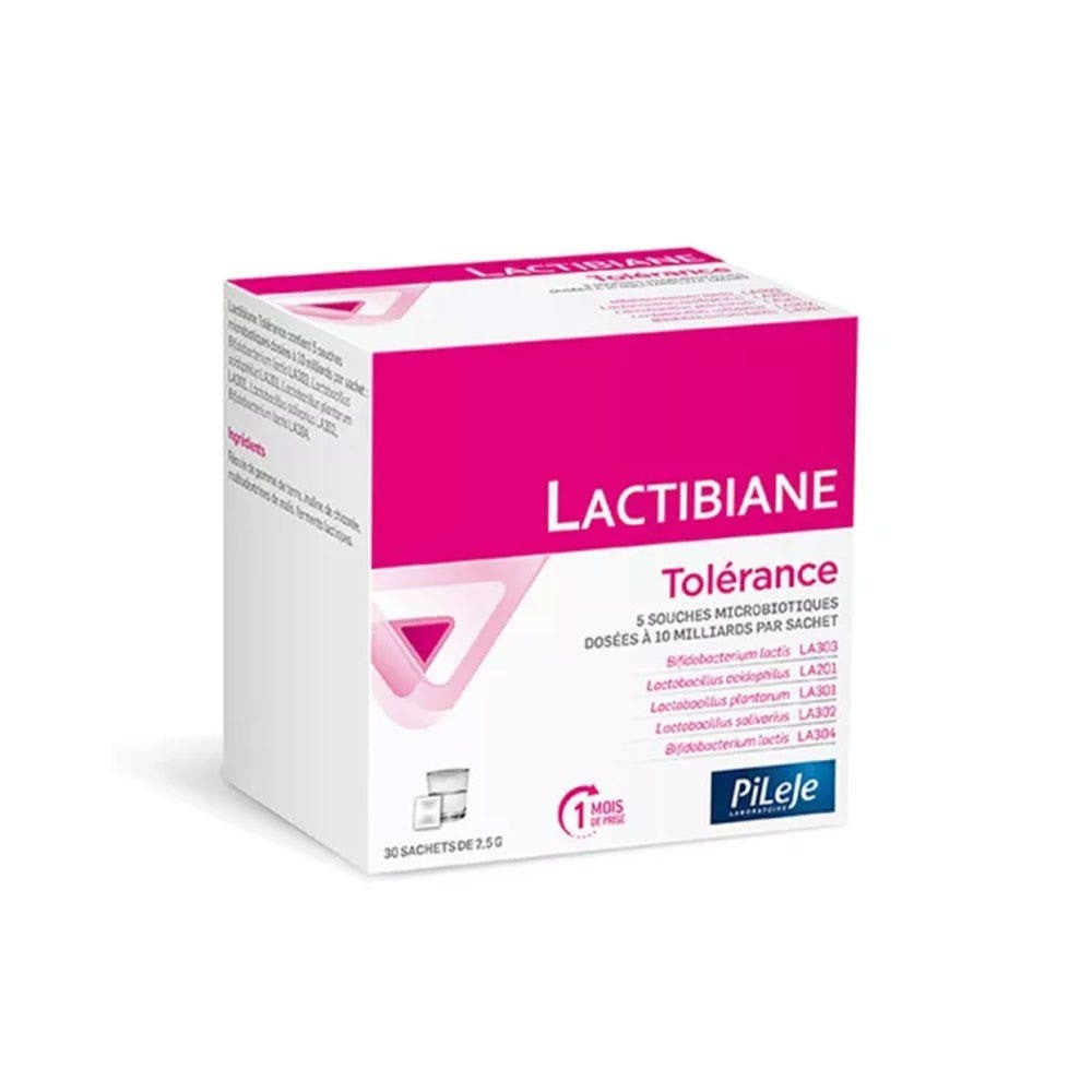 Pileje Lactibiane Tolerance 30 pussia 30 pussia 2,5 g