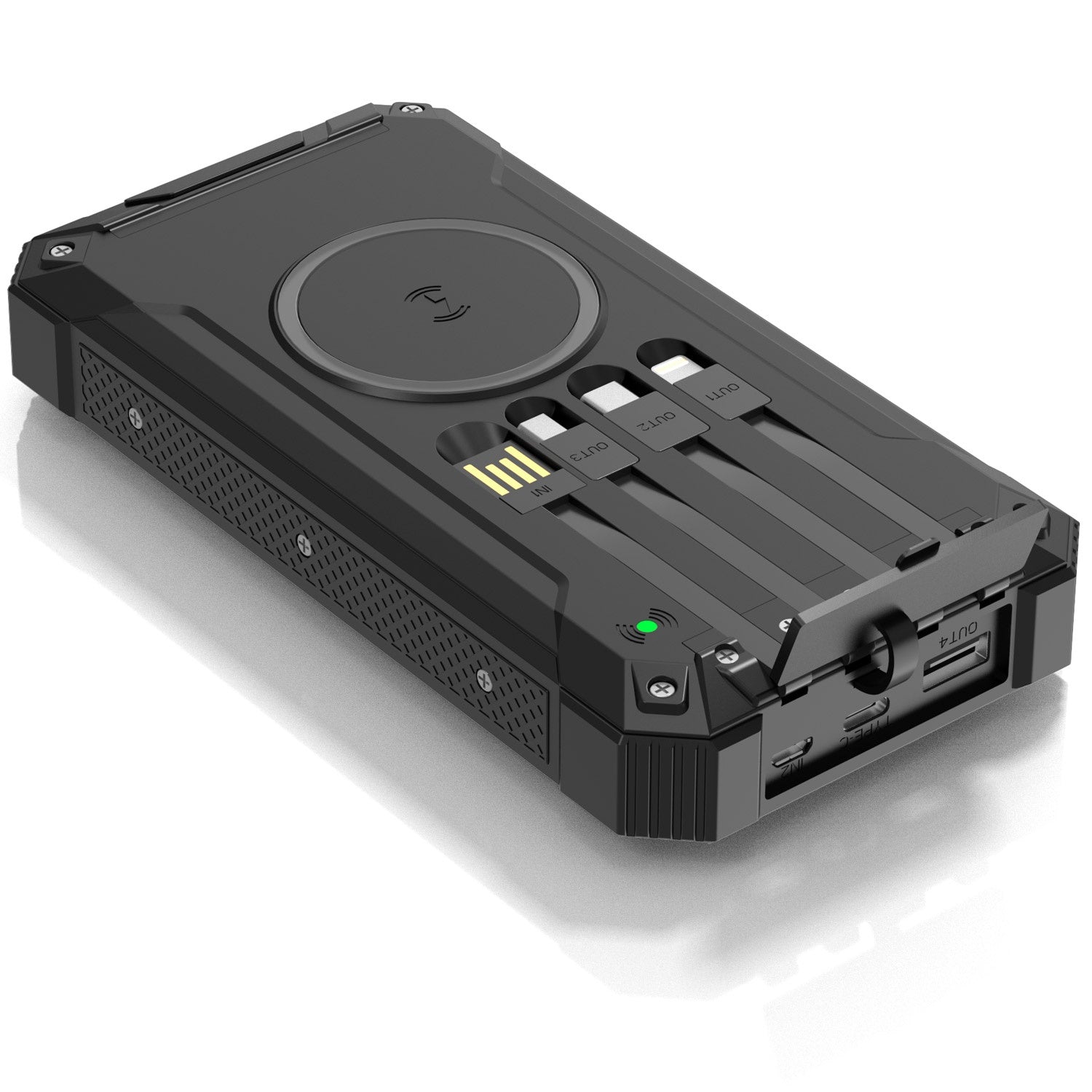 Denver 117140100090, 20000 mAh, Langaton lataaminen, musta