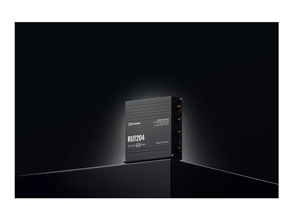 Teltonika RUT204 - wireless router - WWAN - Wi-Fi - 4G - DIN rail mountable - Wireless router N Standard - 802.11n