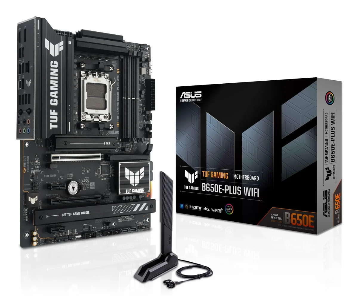 ASUS TUF GAMING B650E-PLUS WIFI Emolevy - AMD B650 - AMD AM5 - DDR5 RAM - ATX