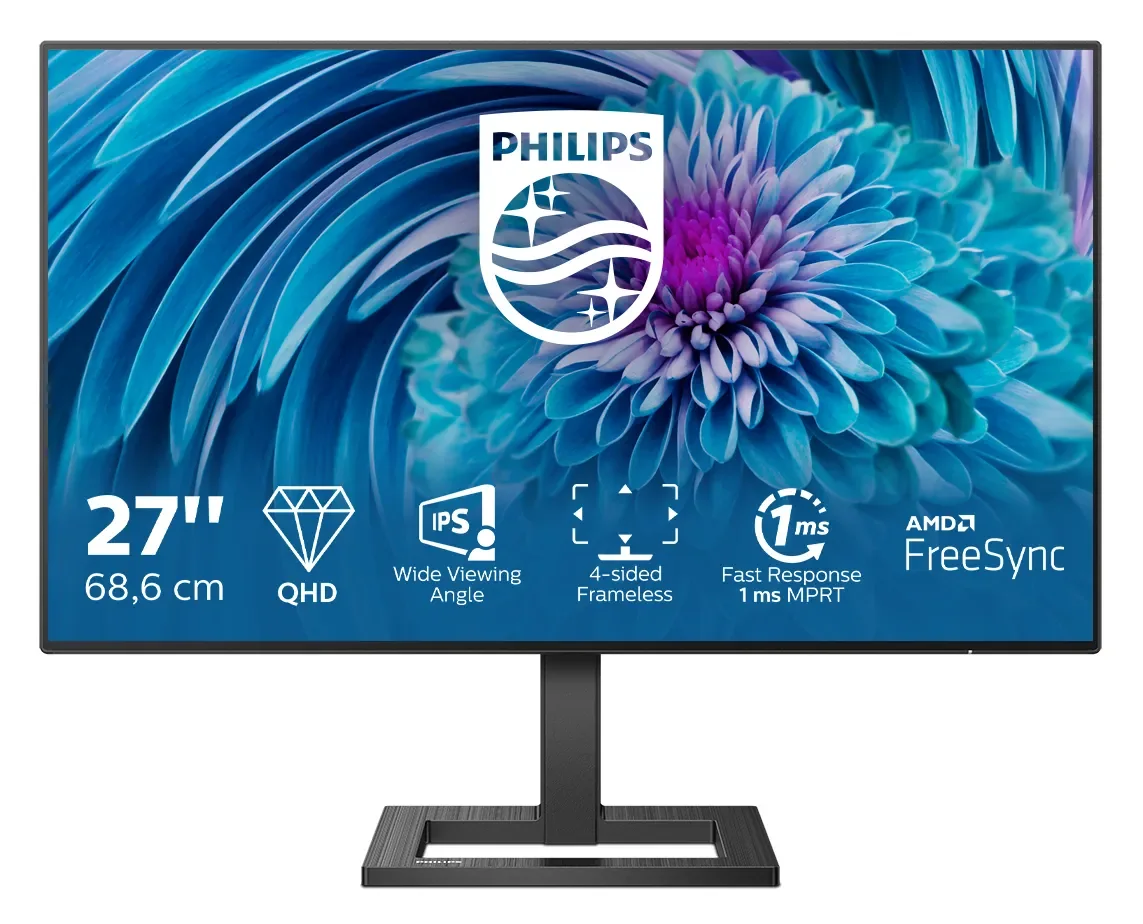 27" Philips E-line 275E2FAE - 2560x1440 (QHD) - 75Hz - IPS