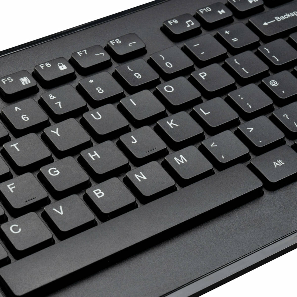 Targus Full-size Wireless Keyboard and Mouse Combo - Black (Nordic) - Näppäimistö ja Hiirisetti - Pohjoismainen - Musta