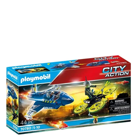 Playmobil City Action Poliisi Jet Pack ja Vene Leikkisetti