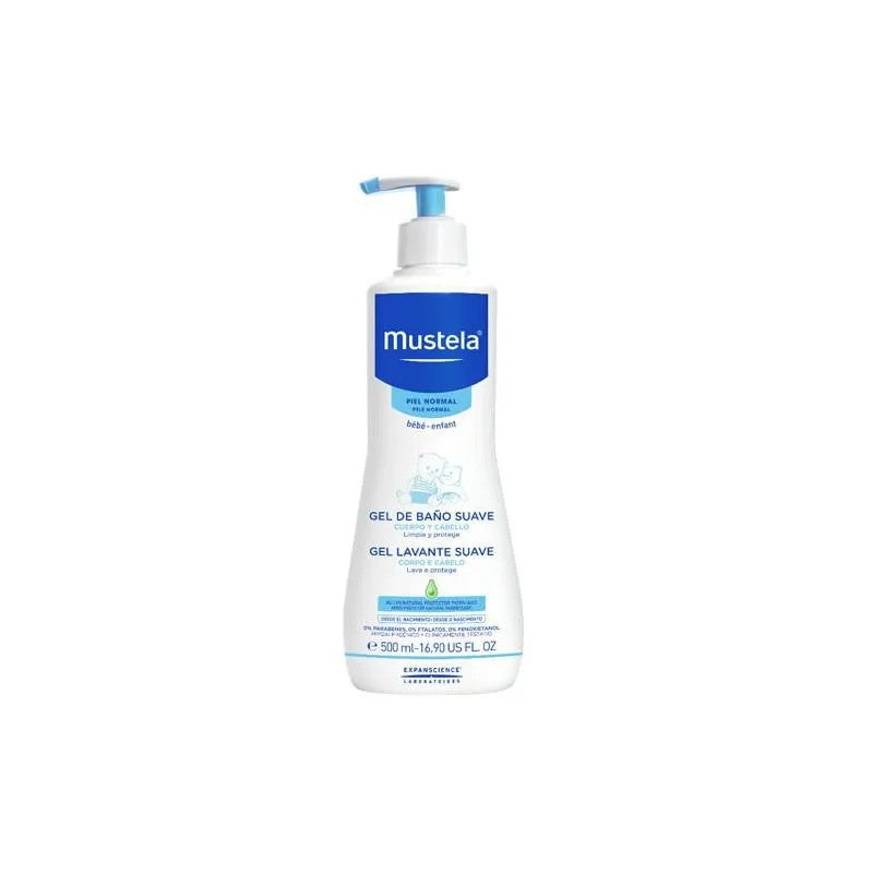 Mustela Herkkä kylpygeeli 500ml