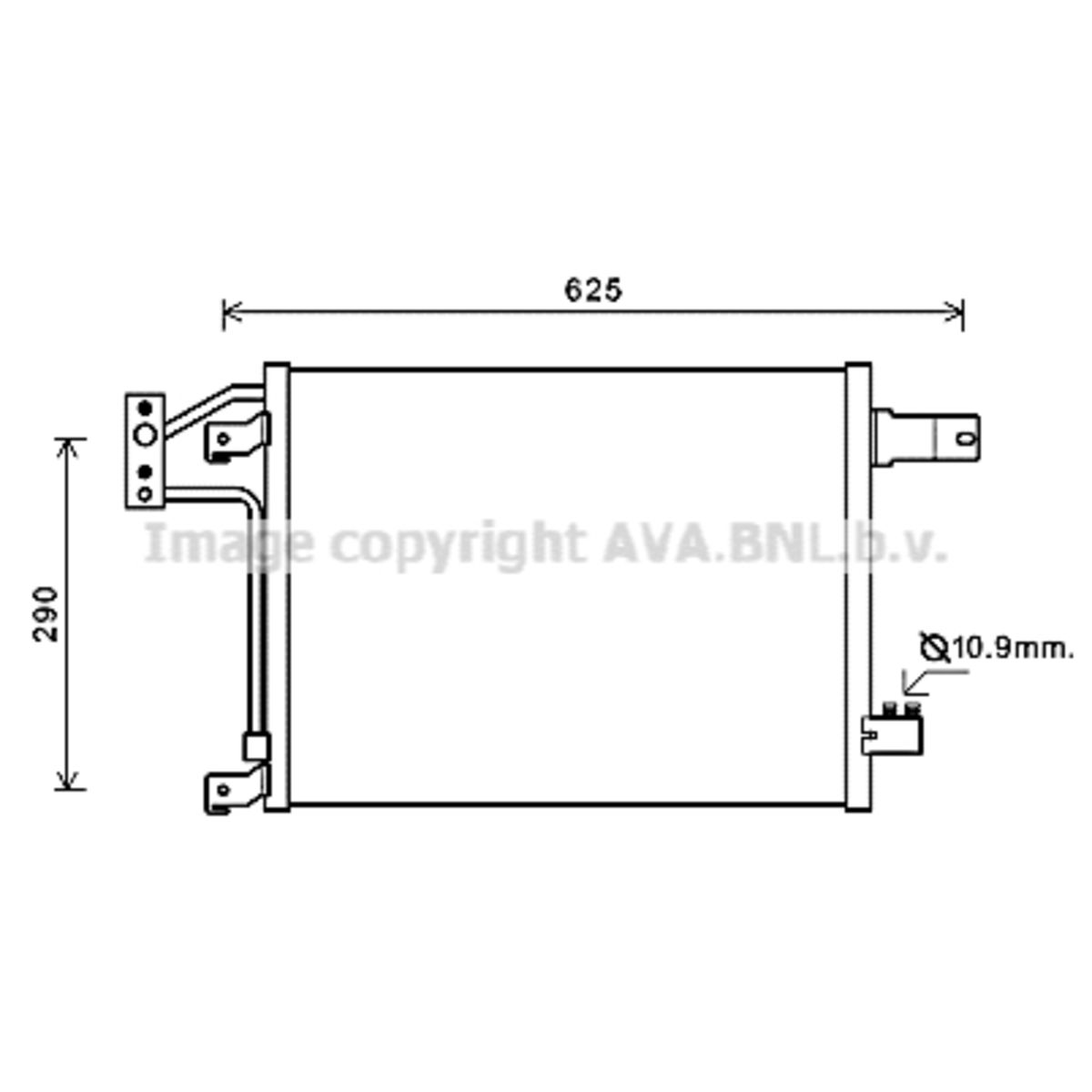 Lauhdutin, ilmastointilaite AVA COOLING SYSTEMS JEA5049