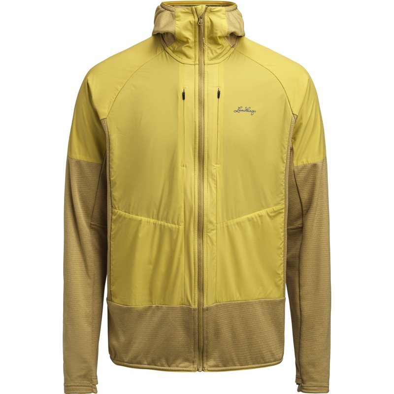 Lundhags Padje Windbreaker Hoodie M Straw/Bamboo - L