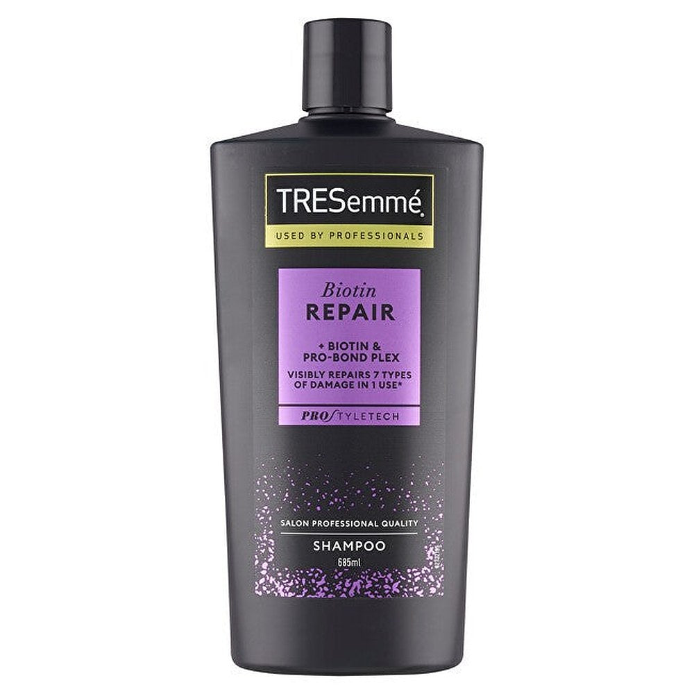 TRESemmé Biotiinia korjaava vahvistava shampoo vaurioituneille hiuksille, suuri pakkaus Pro-Bond Plex 685ml
