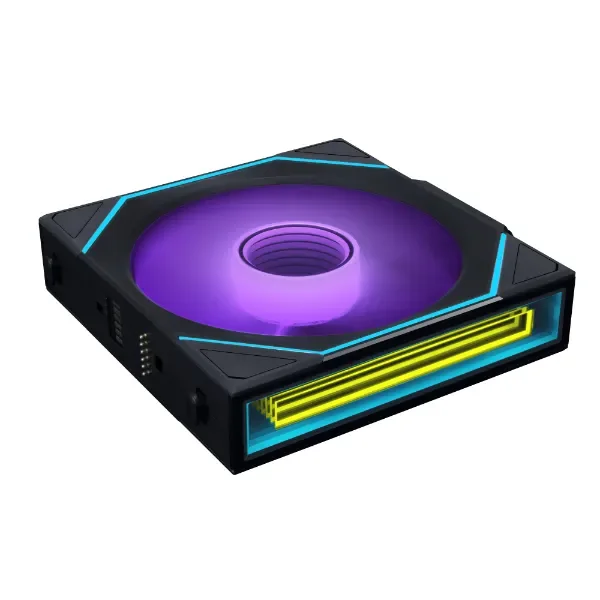 Lian Li UNI FAN SL-INFINITY Wireless Reverse - Kotelotuuletin - 140mm - Musta RGB LED valolla - 28 dBA