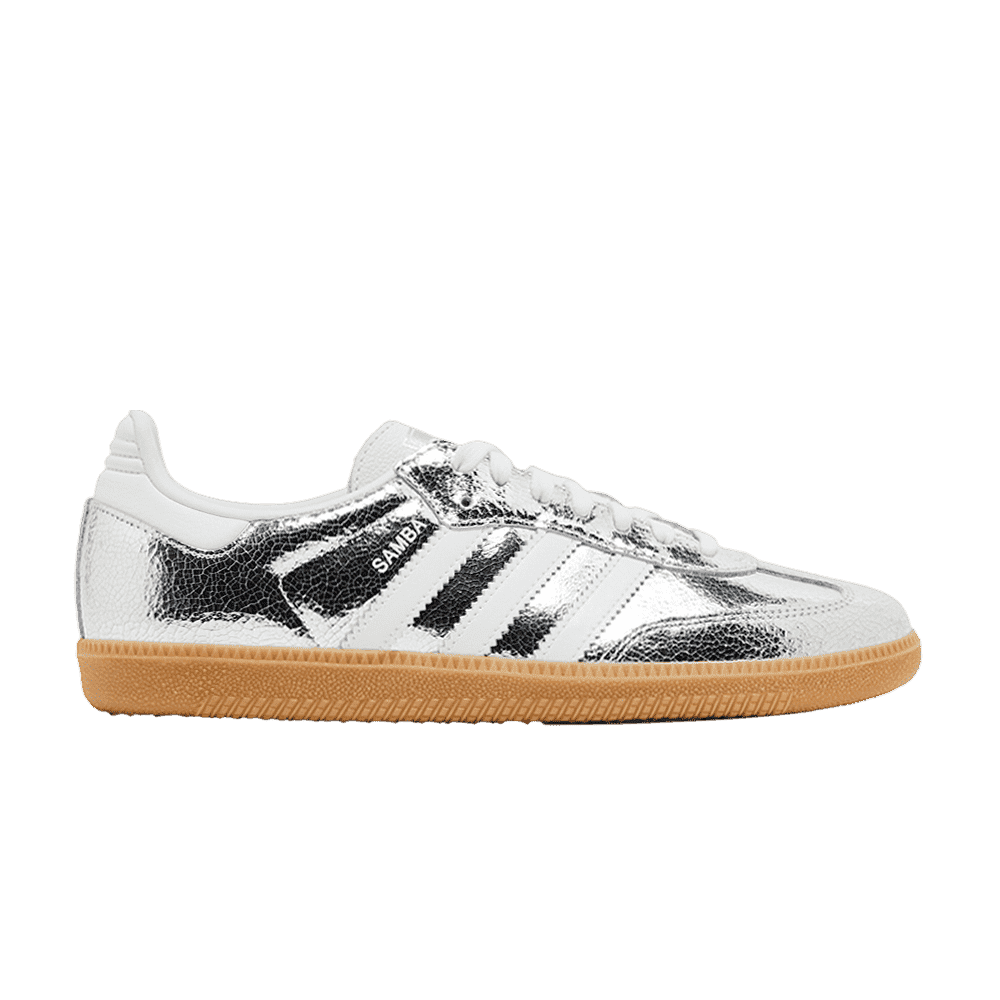 ADIDAS ORIGINALS Matalavartiset tennarit 'Samba' hopea / valkoinen