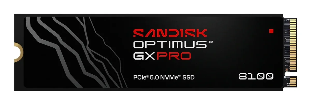SanDisk Optimus GX PRO 8100 2 Tt PCIe 5.0 NVMe M.2 SSD