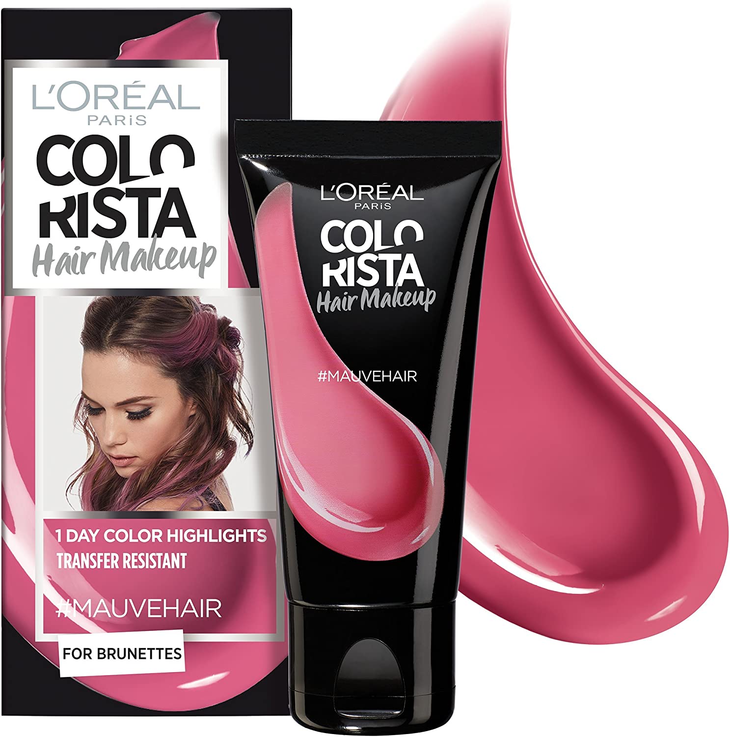 L'Oreal Paris, Colorista-hiusmeikki, puolikestoinen hiusväri, #MAUVEHAIR, 30 ml