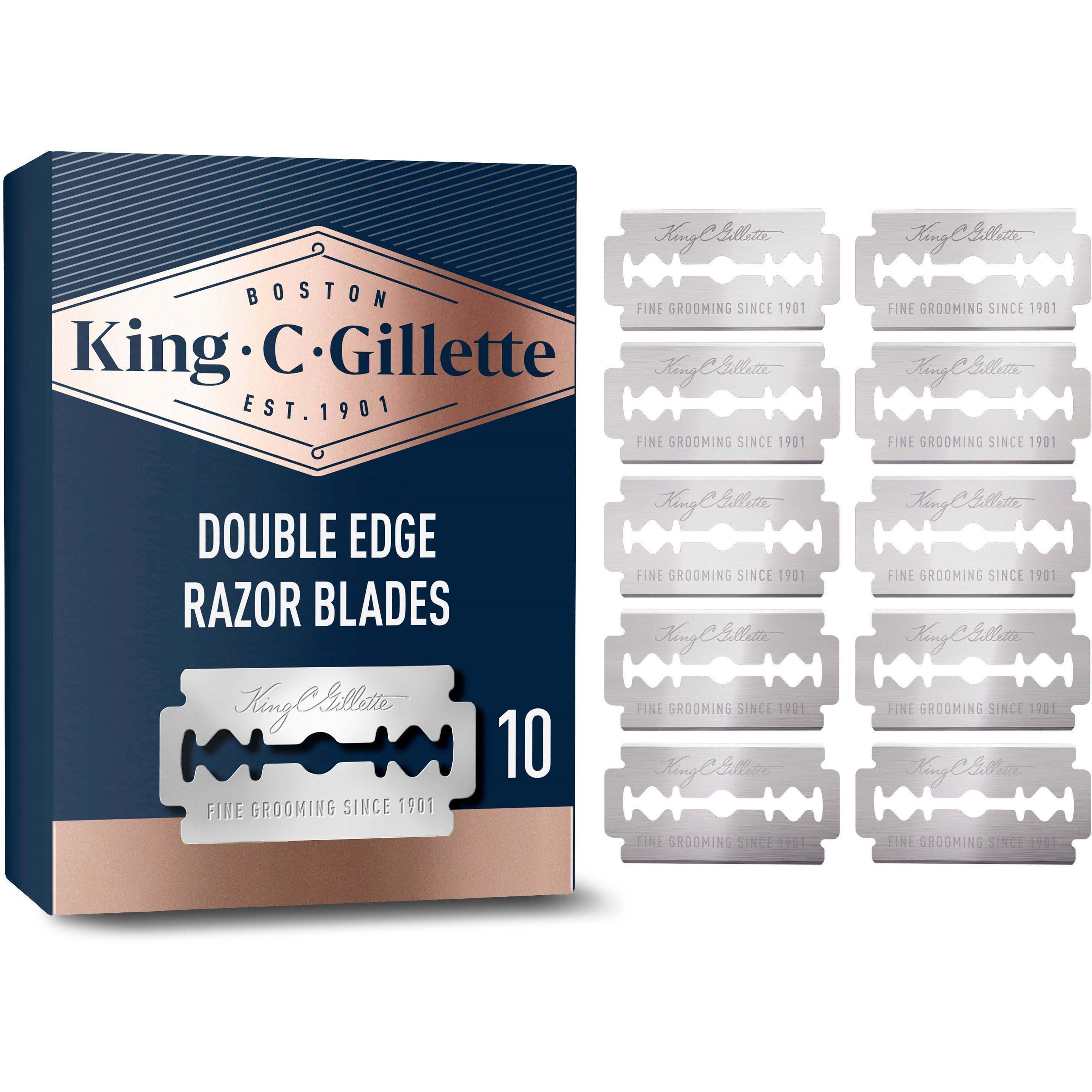 King C. Gillette King C. Gillette Kaksiteräinen turvaterä 10 Refill
