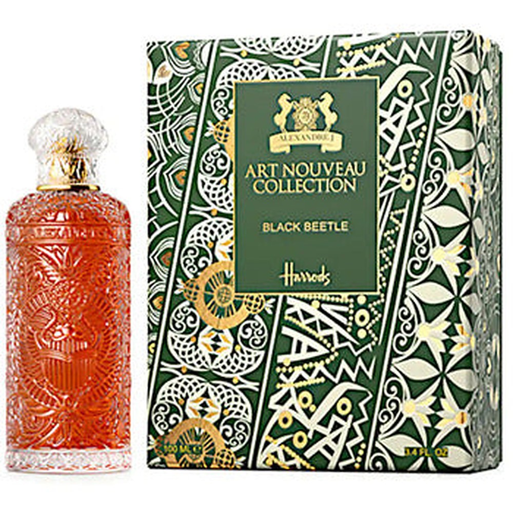 Alexandre j. Art Nouveau -kokoelma Musta kovakuoriainen Harrods EDP 100ml
