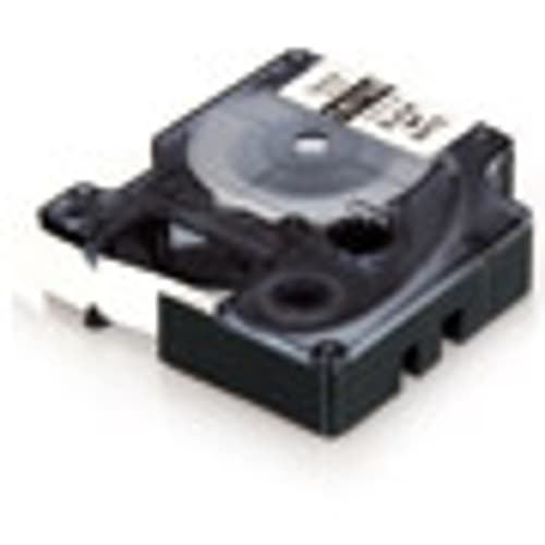 DYMO Dymo Rhino - Pysyvät polyesteriteipit, 24 mm x 5,5 m - musta valkoisella