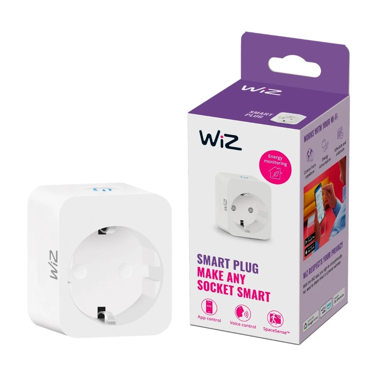 WiZ Smart Plug energiankulutuksen seurannalla