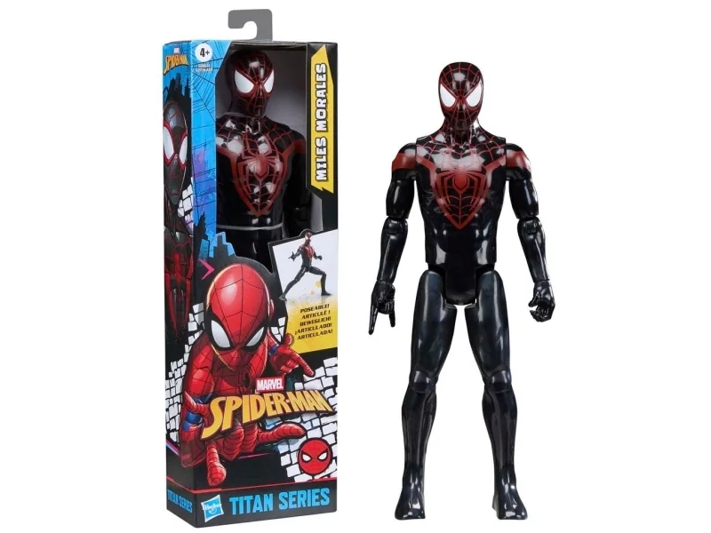 Hämähäkkimies Titan figuuri 30 cm V2 - Miles Morales