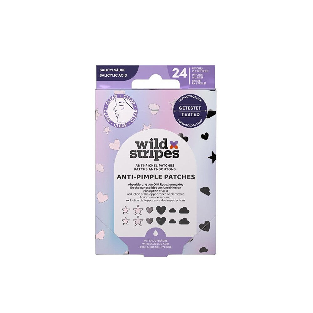 Wild stripes Cerotti Holo Clear Acido Salicilico 24 Pezzi — Cerotto anti-acne