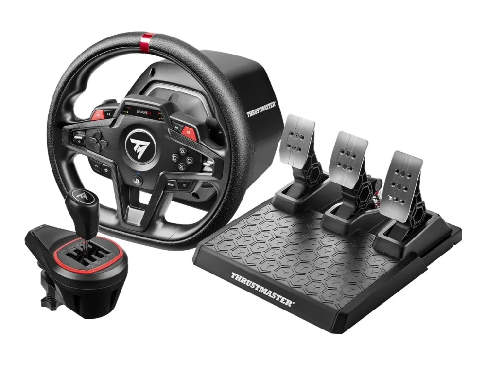 Thrustmaster T248R SHIFTER PACK - PS5 - Wired Steering wheel & Pedal set - PC