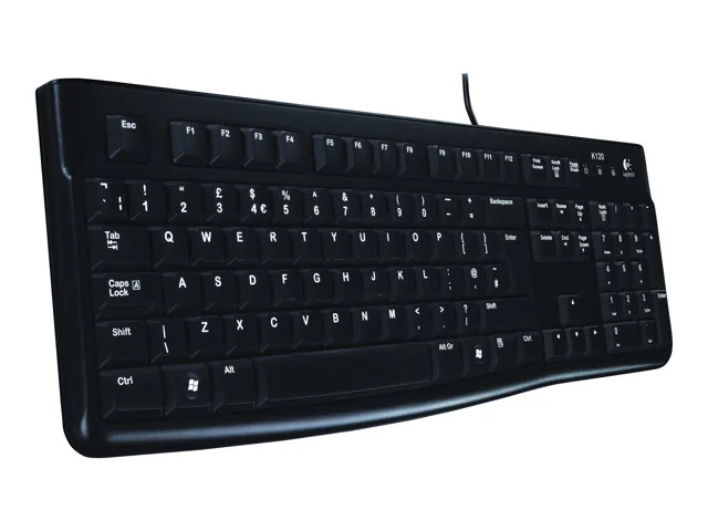 Logitech K120 Näppäimistö for Business - UK - Näppäimistö - Englanti - Musta
