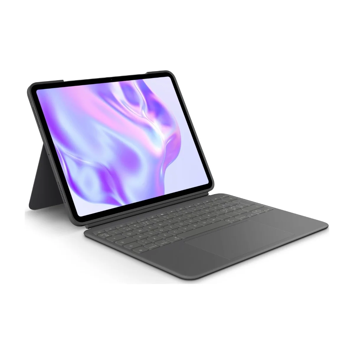 Logitech Combo Touch, QWERTY, Tanska, Suomi, Pohjoismainen, Ruotsi, Tasohiiri, 1,9 cm, 1 mm, Apple