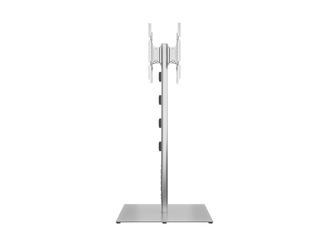 Multibrackets M Public Display Stand 180 Hd Back To Back Silver W. Floorbase