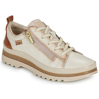 PIKOLINOS Urheilulliset nauhakengät 'Vigo' beige / ruskea