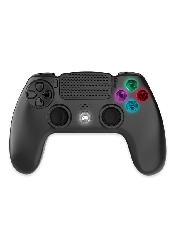Trade Invaders Langaton ohjain PS4:lle, jossa on 3,5 mm:n liitäntäpaikka - LED - Musta