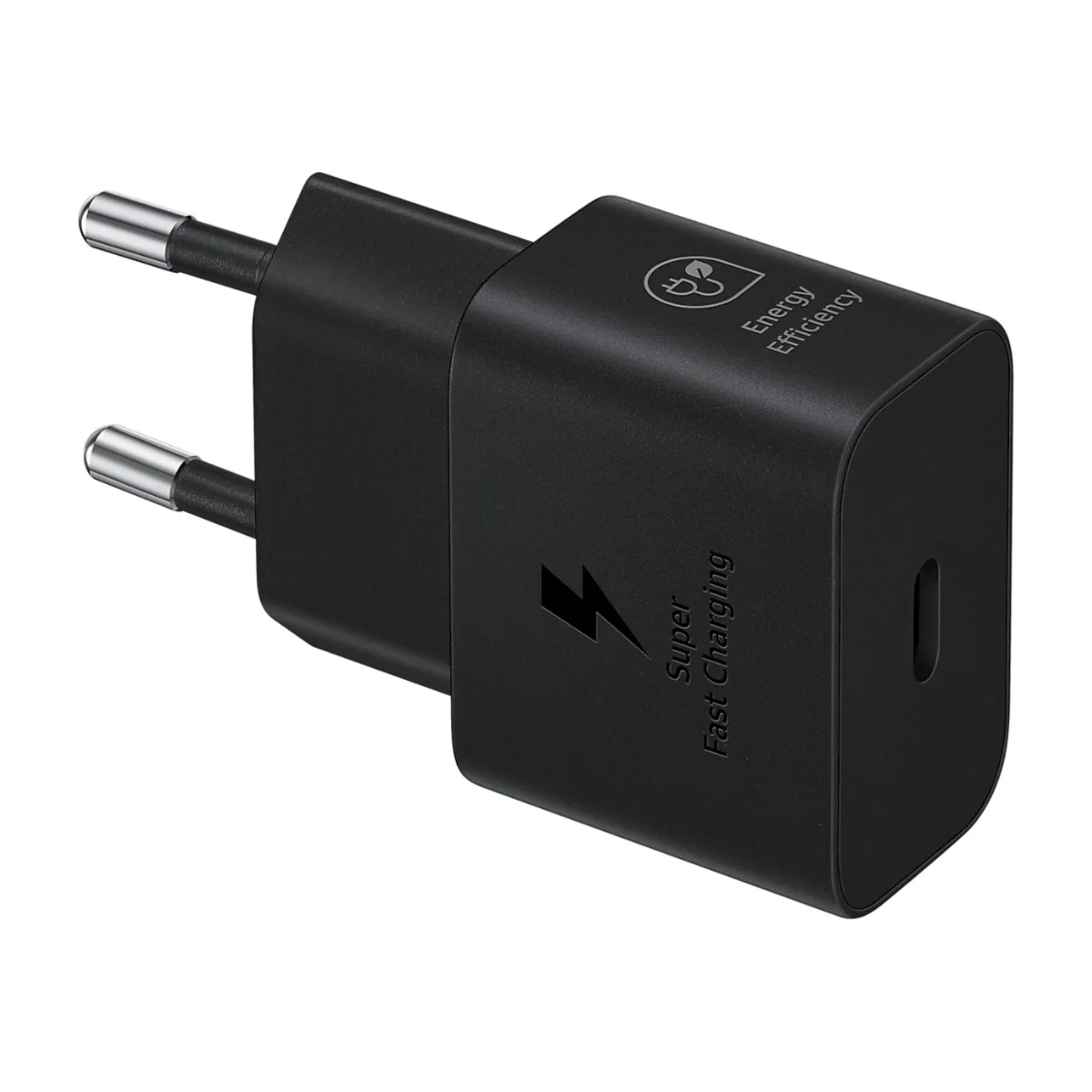 Samsung EP-T2510N - Strømforsyningsadapter - 25 Watt - 3 A - PD 3.0, PD/PPS, SFC (24 pin USB-C) - USB-C - sort - Uden kabel