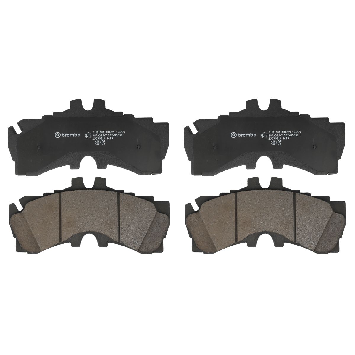 Jarrupalat, levyjarru BREMBO P 83 205