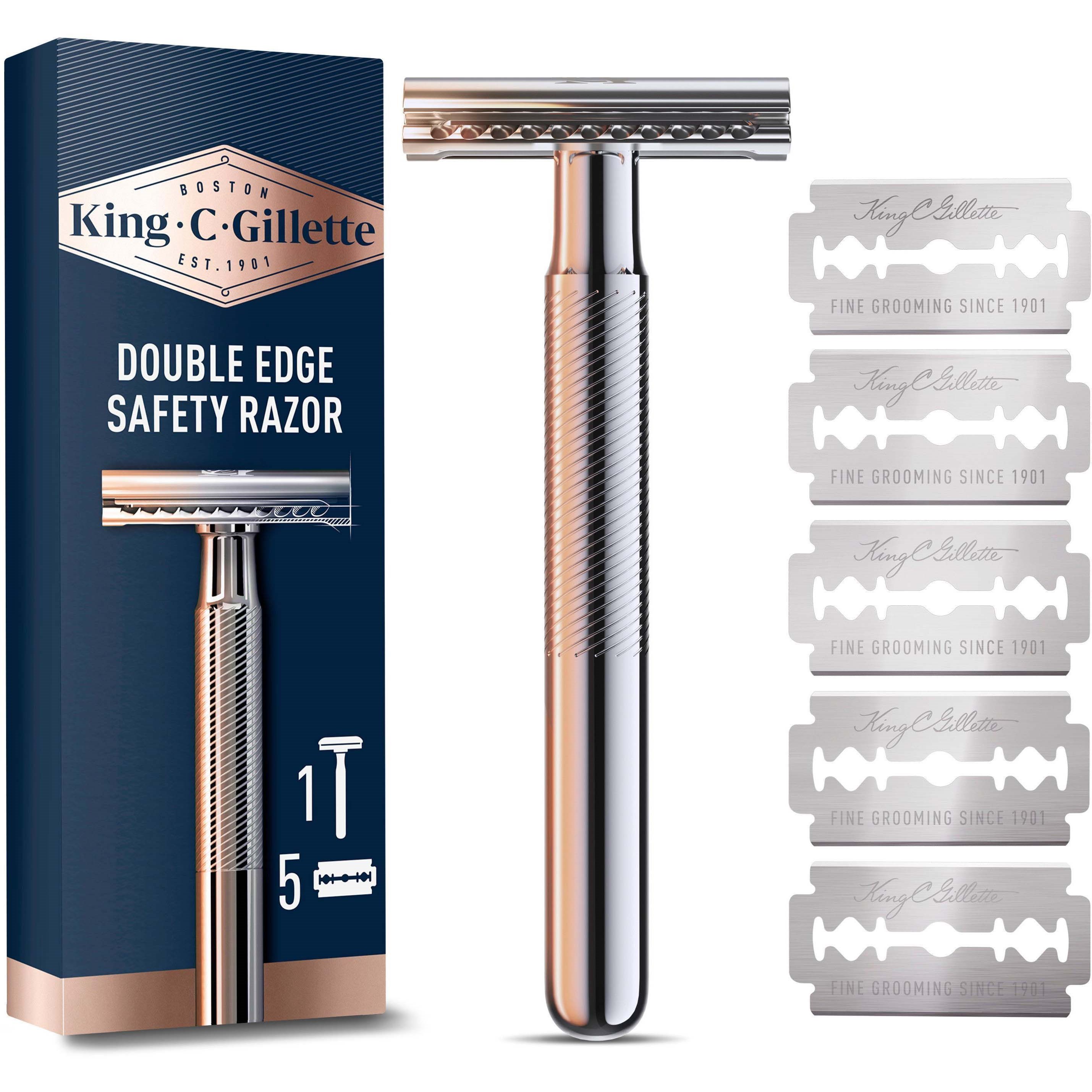 King C. Gillette King C. Gillette Kaksiteräinen turvahöylä 5 partaterää
