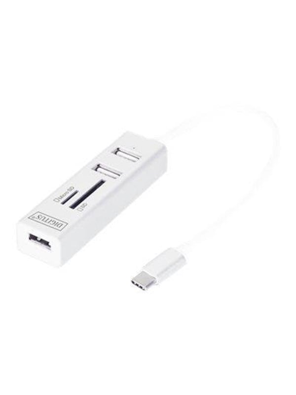 Digitus Da-70243 Kortinlukija Usb 2.0 Valkoinen