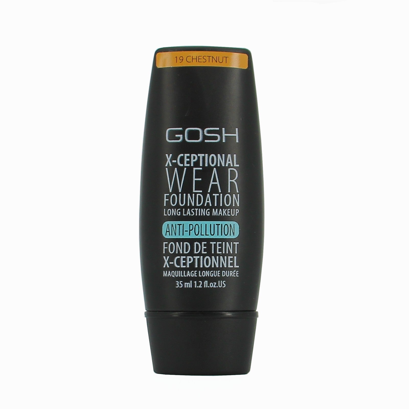 Gosh X-Ceptional Wear Vitamina E Fondotinta in crema 19 Castagna 35 ml — Fondotinta