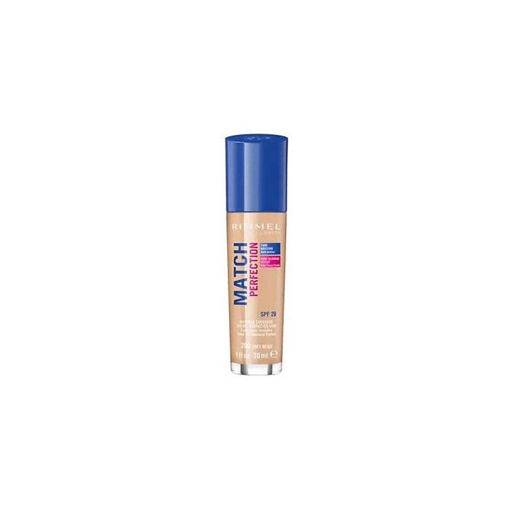 Rimmel MAKE-UP MATCH PERFECTION SPF 25 - Meikkivoide SPF 30 ml 200 Pehmeä beige